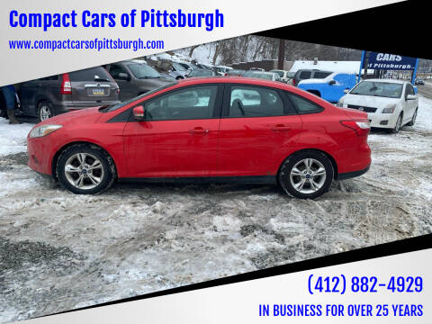 2014 Ford Focus for sale at Compact Cars of Pittsburgh in Pittsburgh PA