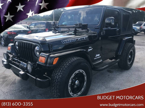 2004 Jeep Wrangler for sale at Budget Motorcars in Tampa FL