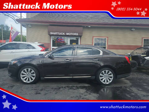 2013 Lincoln MKS for sale at Shattuck Motors in Newport VT