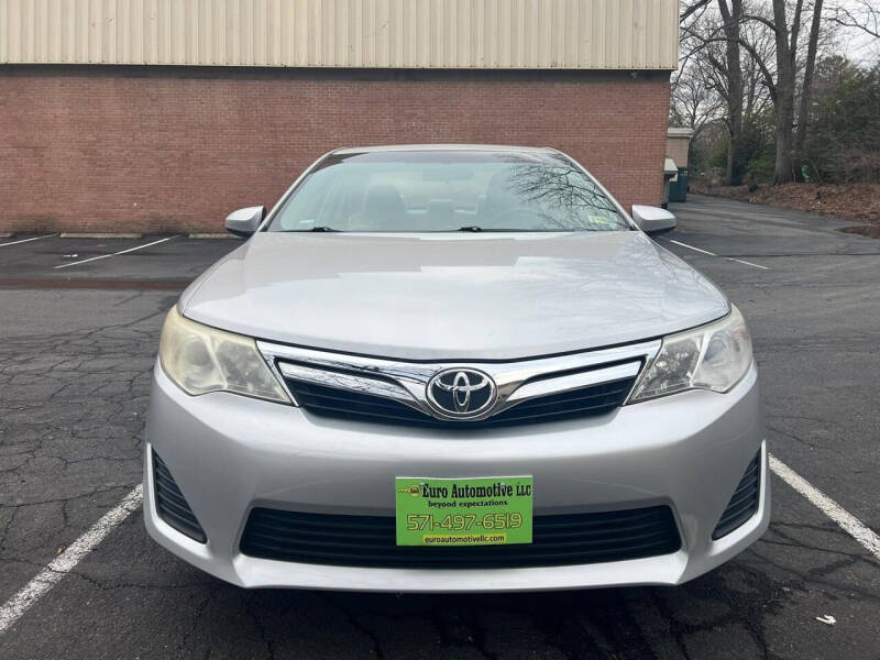 2012 Toyota Camry for sale at Euro Automotive LLC in Falls Church VA