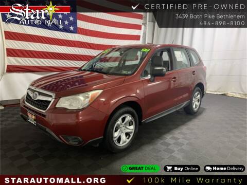 2015 Subaru Forester for sale at STAR AUTO MALL 512 in Bethlehem PA