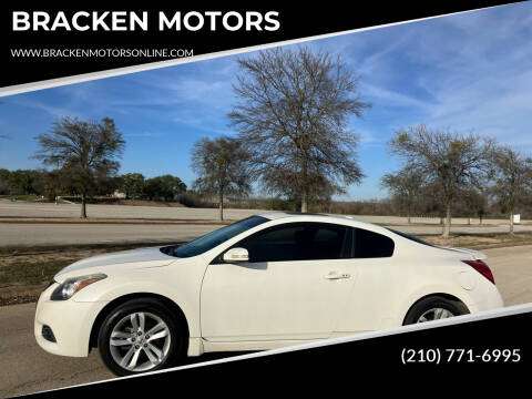 2012 Nissan Altima for sale at BRACKEN MOTORS in San Antonio TX