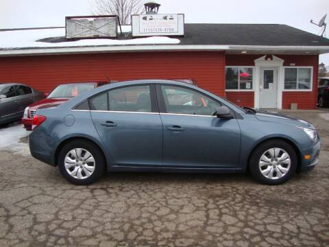 2012 Chevrolet Cruze for sale at G and G AUTO SALES in Merrill WI