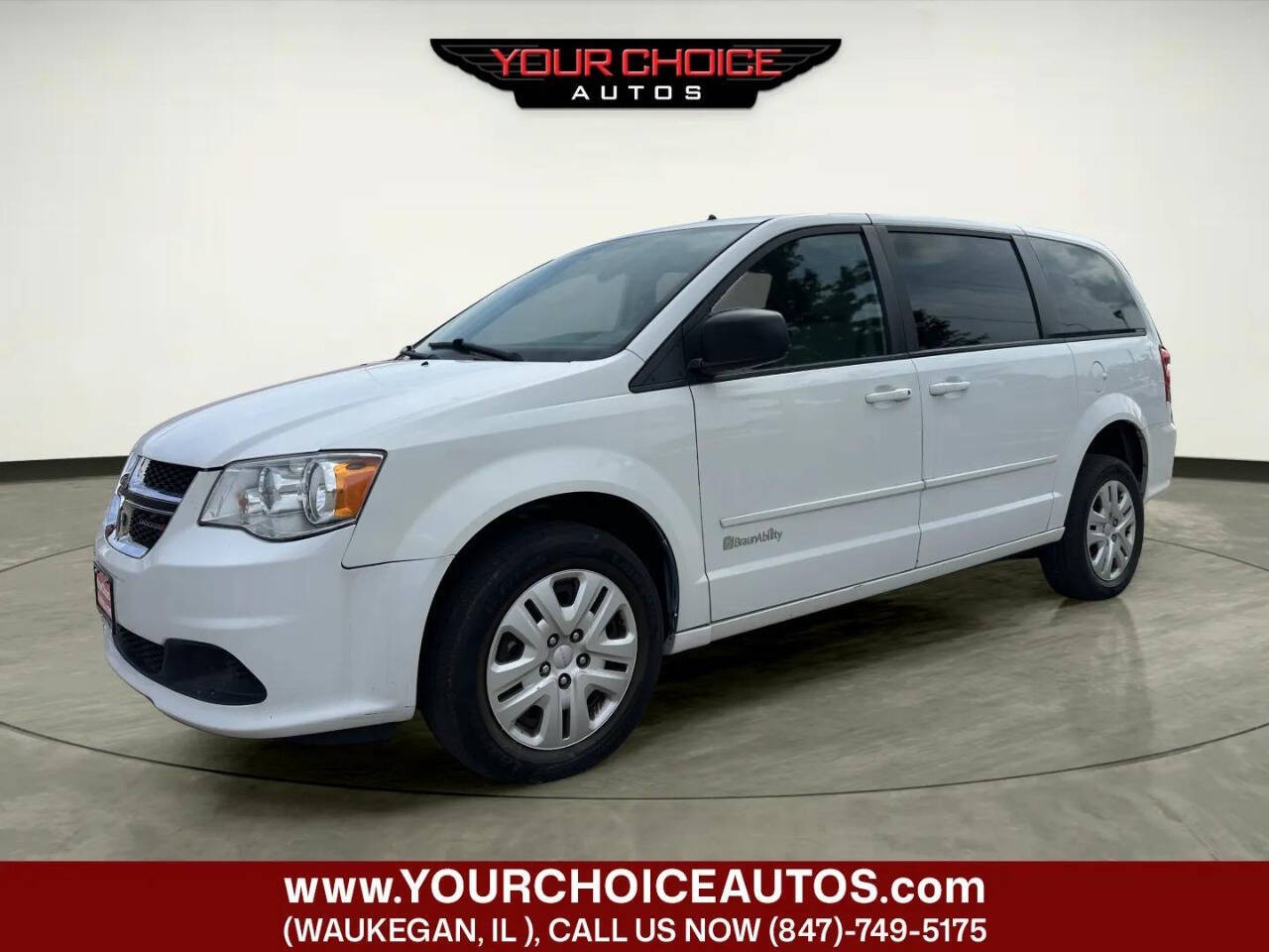 White 2017 Dodge Grand Caravan Minivan Front-Wheel Drive 6-Speed Automatic