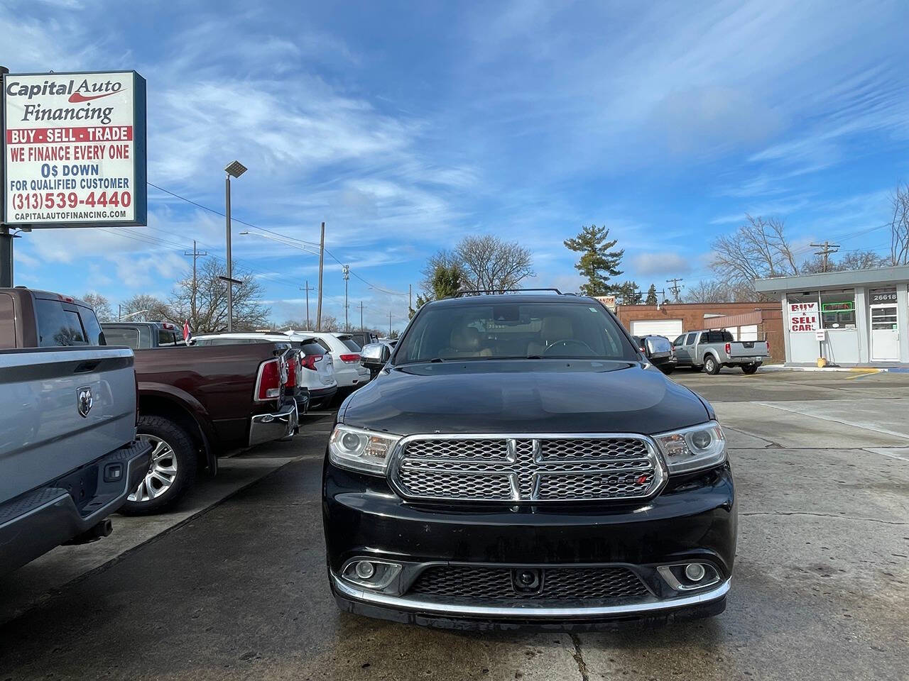 2014 Dodge Durango for sale at Capital Auto Financing in Redford, MI