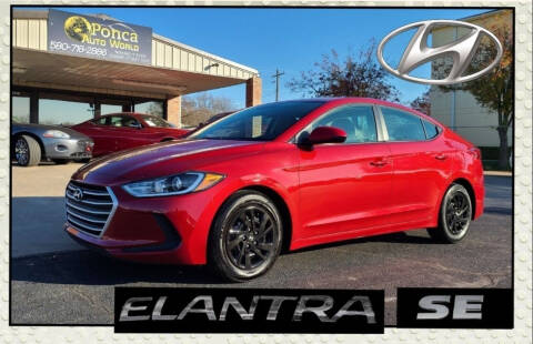 2018 Hyundai Elantra for sale at Ponca Auto World in Ponca City OK