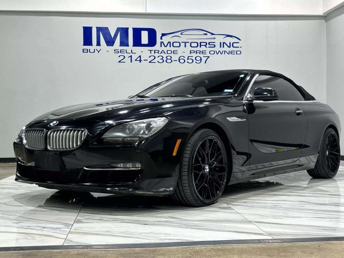 2012 BMW 6 Series for sale at IMD MOTORS, INC in Dallas, TX