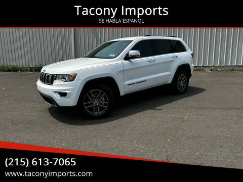 2017 Jeep Grand Cherokee for sale at Tacony Imports in Philadelphia PA