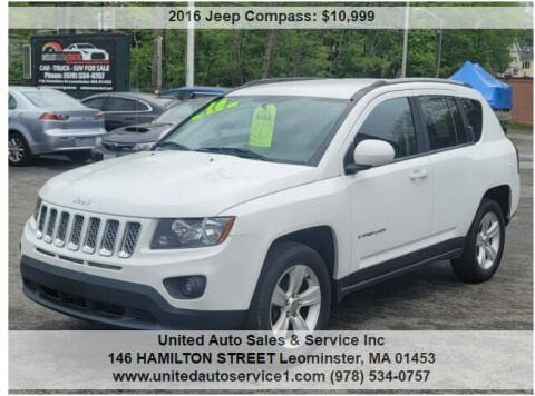 2016 Jeep Compass for sale at United Auto Sales & Service Inc in Leominster MA