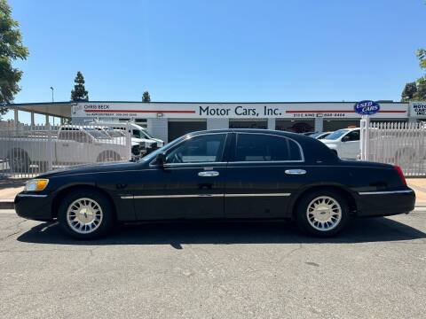 1999 Lincoln Town Car for sale at MOTOR CARS INC in Tulare CA