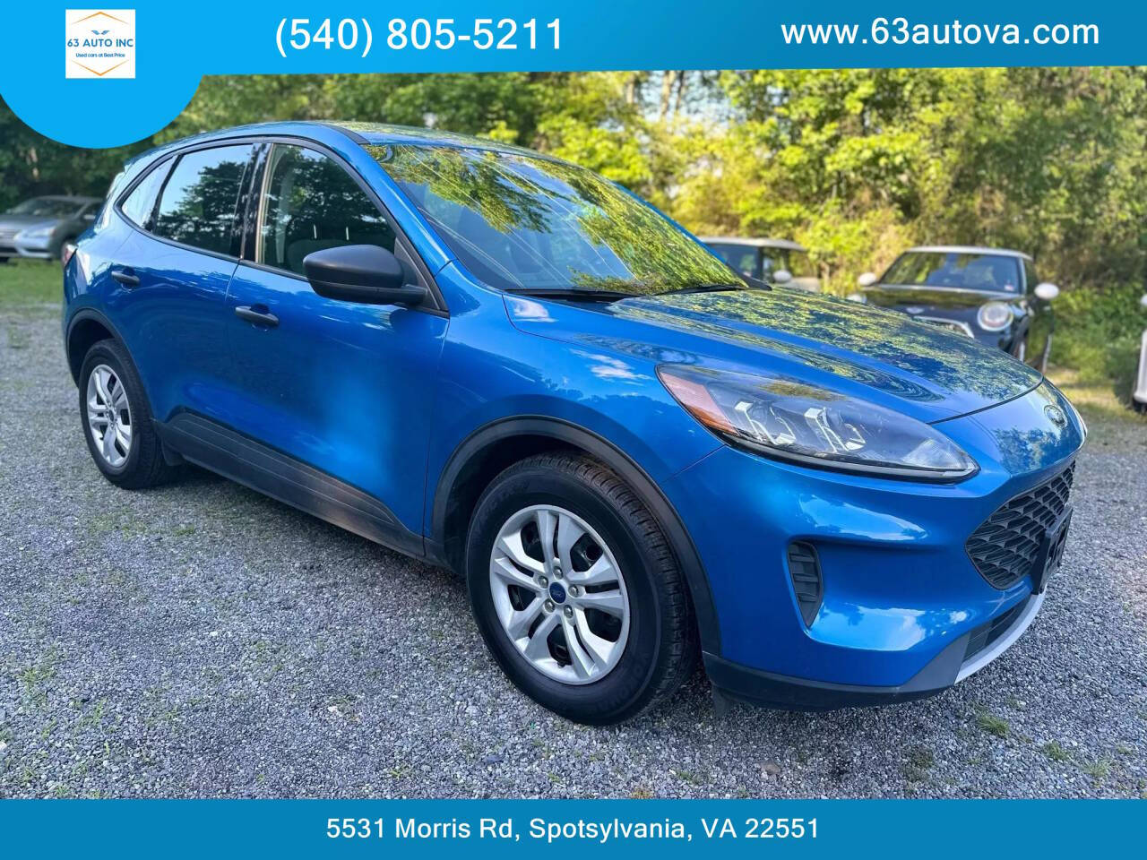 2020 Ford Escape for sale at 63 Auto Inc in Spotsylvania, VA