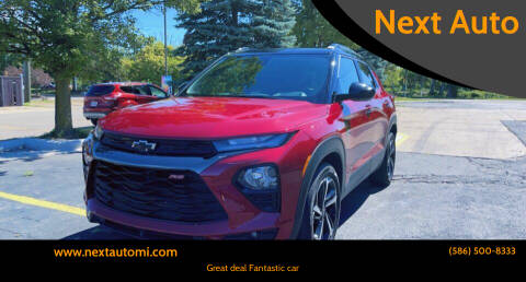 2021 Chevrolet TrailBlazer for sale at Next Auto in Mount Clemens MI