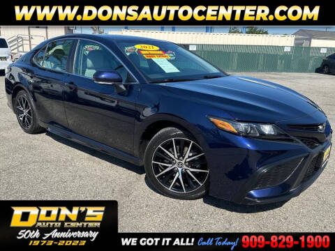 2021 Toyota Camry for sale at Dons Auto Center in Fontana CA