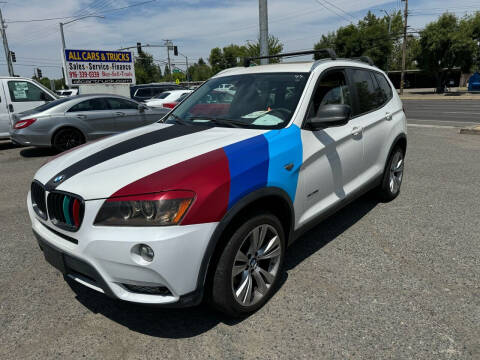 2013 BMW X3 for sale at All Cars & Trucks in North Highlands CA