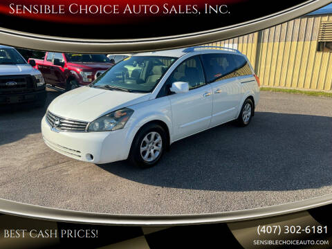 2007 Nissan Quest for sale at Sensible Choice Auto Sales, Inc. in Longwood FL