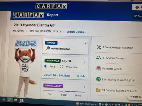 2013 Hyundai Elantra GT