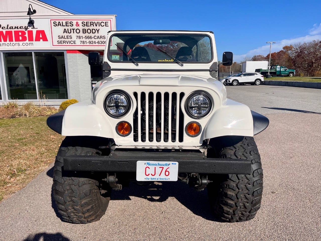 1976 Jeep CJ-7 for sale at Dave Delaney's Columbia Motors in Hanover, MA