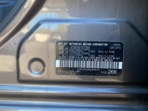 2016 Mitsubishi Outlander SEL