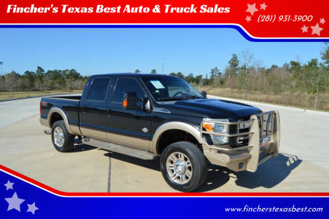 2012 Ford F-250 Super Duty for sale at Fincher's Texas Best Auto & Truck Sales in Tomball TX