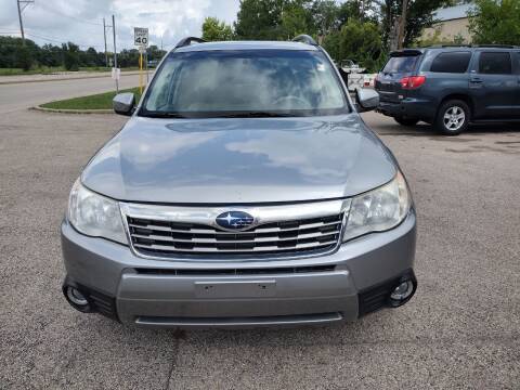 2010 Subaru Forester for sale at GLOBAL AUTOMOTIVE in Grayslake IL