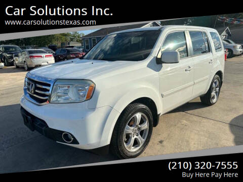 2012 Honda Pilot for sale at Car Solutions Inc. in San Antonio TX