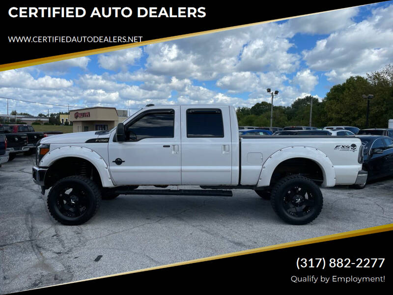 2012 Ford F-250 Super Duty for sale at CERTIFIED AUTO DEALERS in Greenwood IN