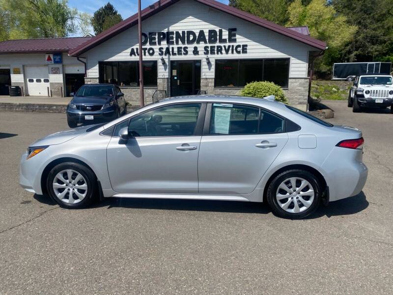 2020 Toyota Corolla for sale at Dependable Auto Sales and Service in Binghamton NY