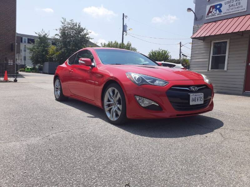 2016 Hyundai Genesis Coupe for sale at A&R MOTORS in Portsmouth VA