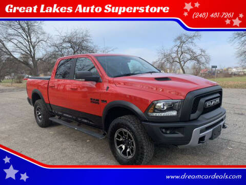 2017 RAM Ram Pickup 1500 for sale at Great Lakes Auto Superstore in Waterford Township MI