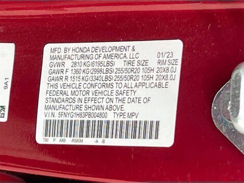 2023 Honda Pilot Elite