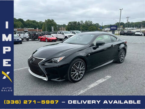 2018 Lexus RC 300 for sale at Impex Auto Sales in Greensboro NC