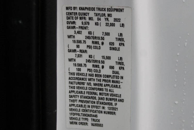 2022 Ford F-600 Super Duty