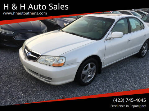 2002 Acura TL for sale at H & H Auto Sales in Athens TN