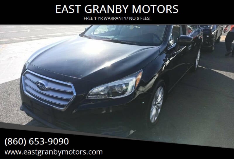 2016 Subaru Legacy for sale at EAST GRANBY MOTORS in East Granby CT