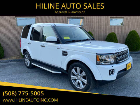 2015 Land Rover LR4 for sale at HILINE AUTO SALES in Hyannis MA