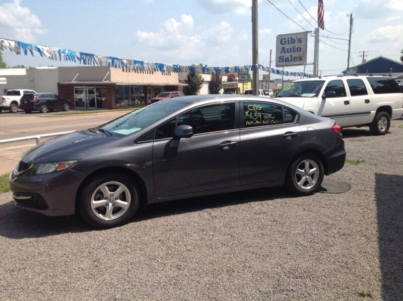 2013 Honda Civic for sale at GIB'S AUTO SALES in Tahlequah OK