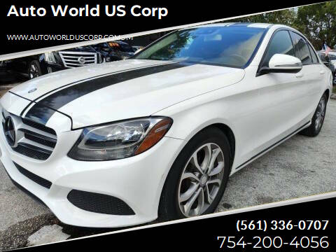 2017 Mercedes-Benz C-Class for sale at Auto World US Corp in Plantation FL