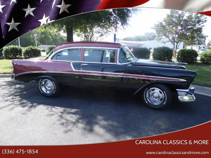1956 Chevrolet Bel Air for sale at Carolina Classics & More in Thomasville NC