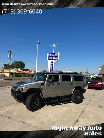 2004 HUMMER H2 for sale at Right Away Auto Sales in Colorado Springs CO