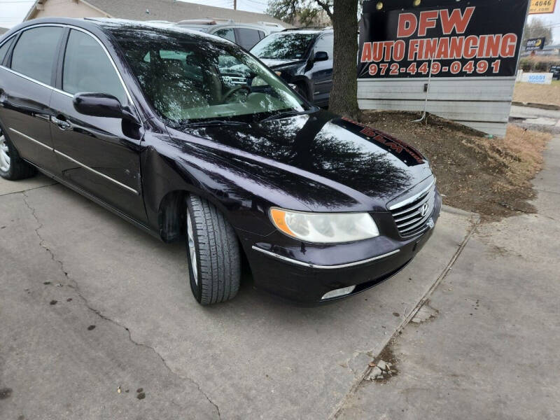 Used 2006 Hyundai Azera Limited with VIN KMHFC46F46A062424 for sale in Dallas, TX