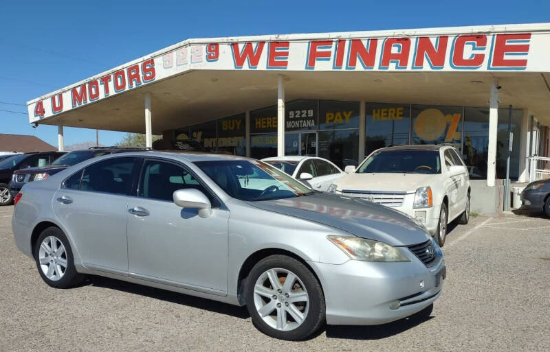2007 Lexus ES 350 for sale at 4 U MOTORS in El Paso TX