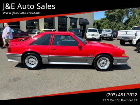 1989 Ford Mustang for sale at J&E Auto Sales in Branford CT