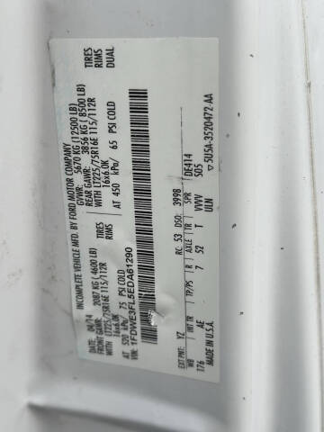 2014 Ford E-Series E-350 SD