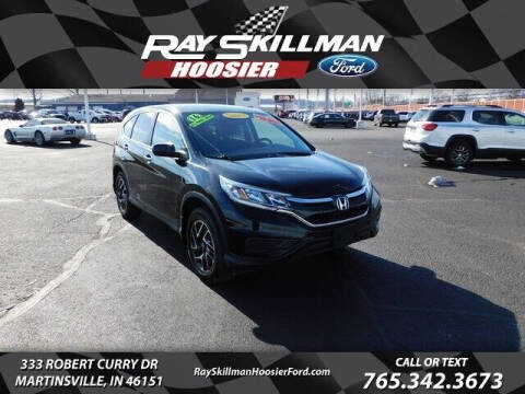2016 Honda CR-V for sale at Ray Skillman Hoosier Ford in Martinsville IN