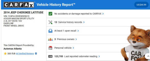 2014 Jeep Cherokee Latitude