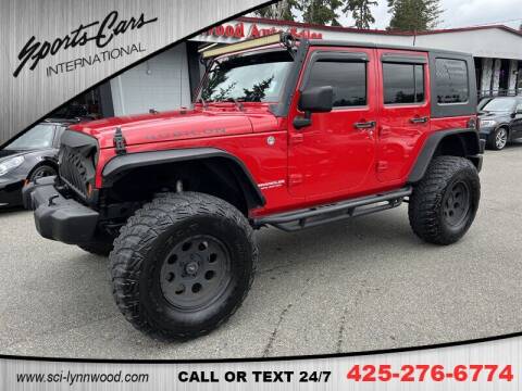2009 Jeep Wrangler Unlimited for sale at Sports Cars International in Lynnwood WA