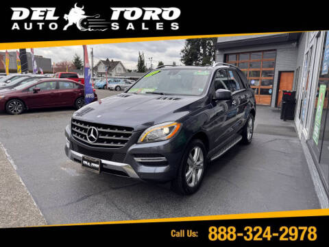 2014 Mercedes-Benz M-Class for sale at DEL TORO AUTO SALES in Auburn WA