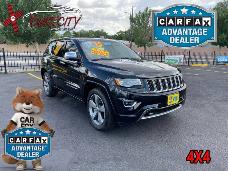 2015 Jeep Grand Cherokee for sale at DUKE CITY AUTO SALES in Albuquerque NM