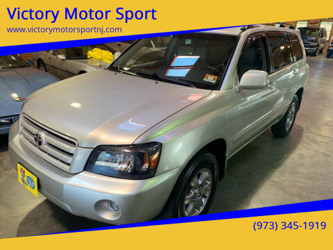 2004 Toyota Highlander for sale at Victory Motor Sport in Paterson NJ