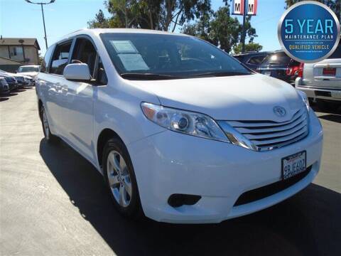 2015 Toyota Sienna for sale at Centre City Motors in Escondido CA